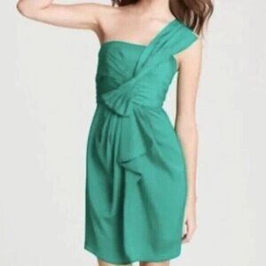 BCBGMaxAzria Dress Palais Emerald Green 8 Washable Wedding Party Cruise